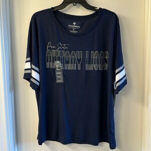 NWT Penn State Nittany Lions Rhinestone top size XL